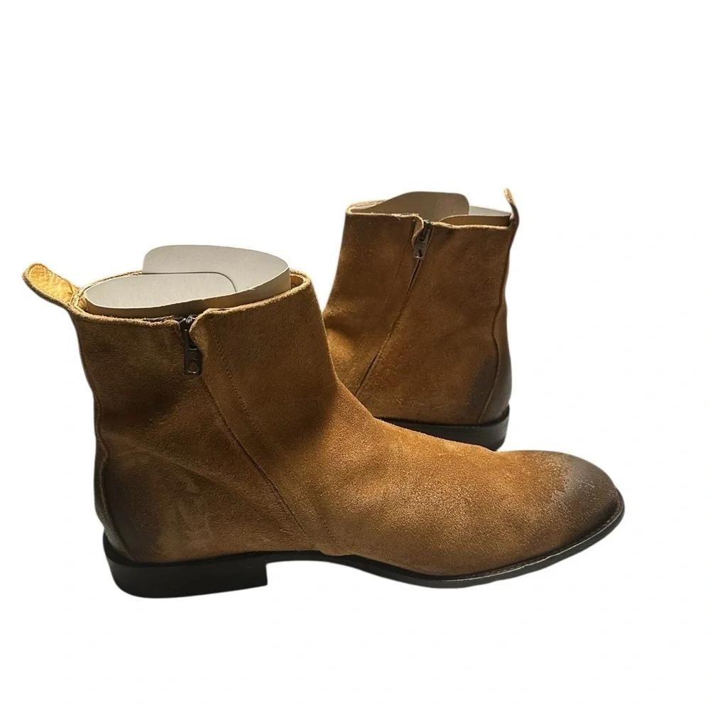 Old Gringo Tan Leather Ankle Boots size 12 new without tags, no box